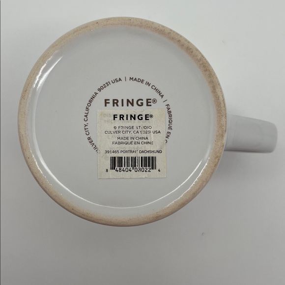 Fringe Studio Dashshund “I'm Not Single, I Have a Dog” Brown & White Coffee Mug - Picture 7 of 9